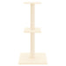Vidaxl cat tree with sisal scratching posts cream 73 cm