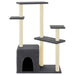 Vidaxl cat tree with sisal scratching posts dark grey 107.5