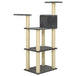 Vidaxl cat tree with sisal scratching posts dark grey 118.5