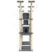 Vidaxl cat tree with sisal scratching posts dark grey 174
