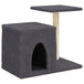 Vidaxl cat tree with sisal scratching posts dark grey 50.5