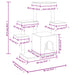 Vidaxl cat tree with sisal scratching posts light grey 97.5