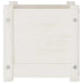 Vidaxl garden planters 2 pcs white 31x31x31 cm solid pinewood Nexellus