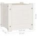 Vidaxl garden planters 2 pcs white 31x31x31 cm solid pinewood Nexellus