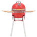 Vidaxl kamado barbecue grill smoker ceramic 76 cm - Red