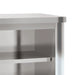 Vidaxl kitchen wall cabinet with shelf stainless steel