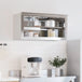 Vidaxl kitchen wall cabinet with shelf stainless steel