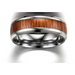 Vintage stainless steel wood rings for men Nexellus