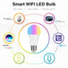 Wifi smart bulb alexa voice control rgbcw dimming color a19 bulb Nexellus