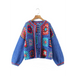 Women's loose color block crochet cardigan Nexellus