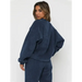 Women's new corduroy solid color round neck pullover long sleeve pants Nexellus