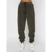 Women's new corduroy solid color round neck pullover long sleeve pants Nexellus