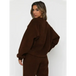 Women's new corduroy solid color round neck pullover long sleeve pants Nexellus