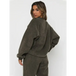 Women's new corduroy solid color round neck pullover long sleeve pants Nexellus