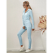 Women's sloid color hoodie & pants lounge set Nexellus