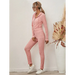 Women's sloid color hoodie & pants lounge set Nexellus